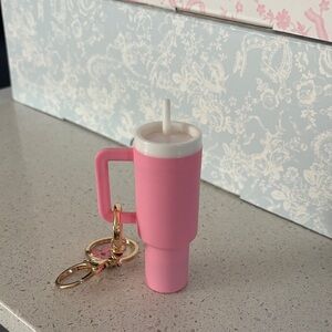 Mini Stanley cup keychain